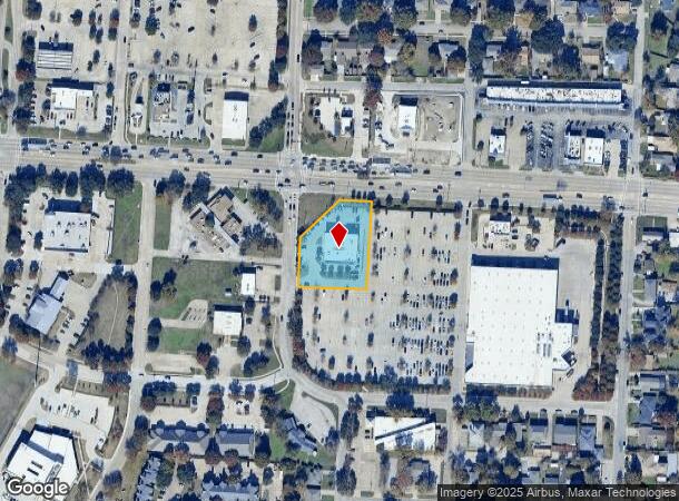  1521 W University Dr, Mckinney, TX Parcel Map