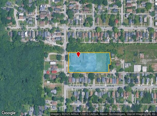 1801 Euclid Ave, Chicago Heights, IL Parcel Map