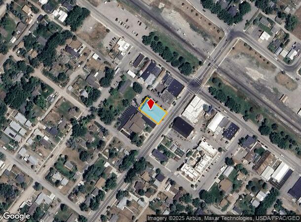 110 S Broadway St, Manhattan, MT Parcel Map