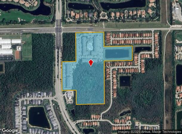 16210 Allura Cir, Naples, FL Parcel Map