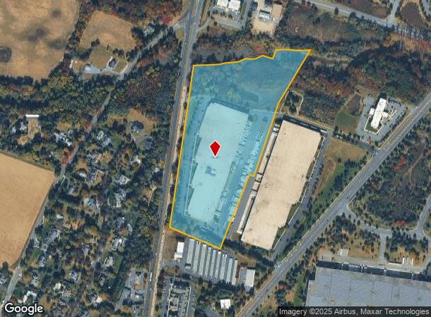  1267 S River Rd, Cranbury, NJ Parcel Map