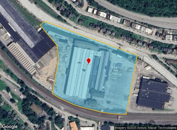 1001 Airbrake Ave, Wilmerding, PA Parcel Map