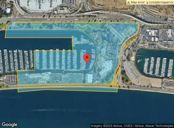  1450 Harbor Island Dr, San Diego, CA Parcel Map