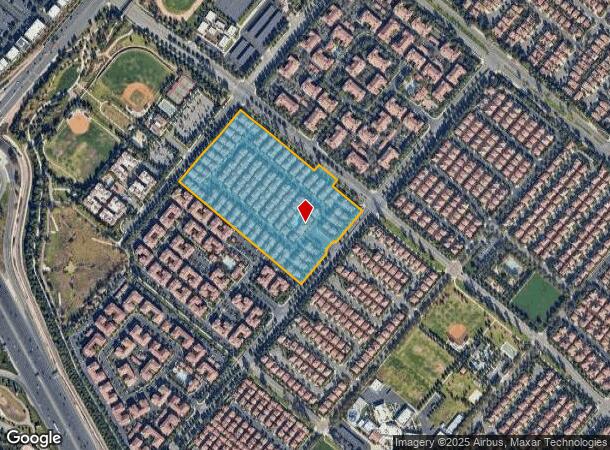 100 Piccolo, Irvine, CA Parcel Map