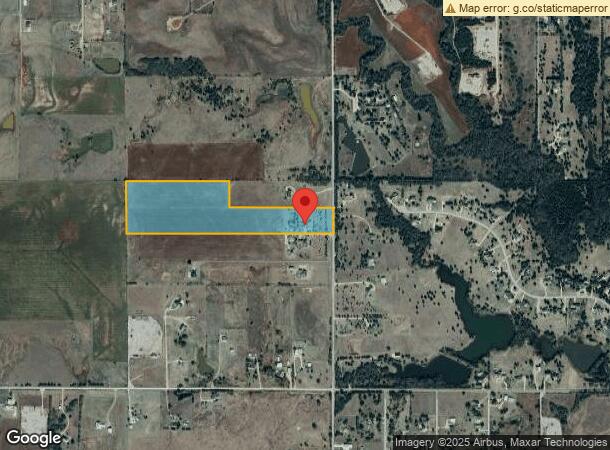  3909 N County Line Rd, Piedmont, OK Parcel Map