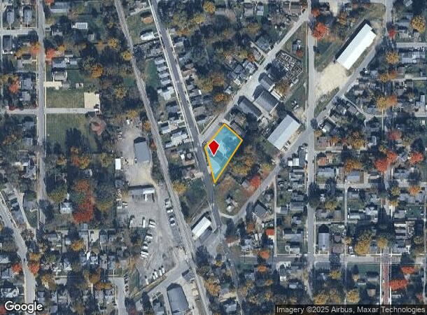  597 Johnson Ave, Franklin, IN Parcel Map