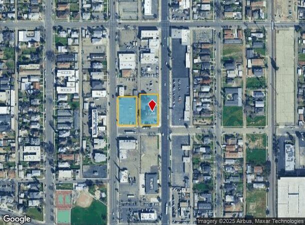 217 N Abby St, Fresno, CA Parcel Map