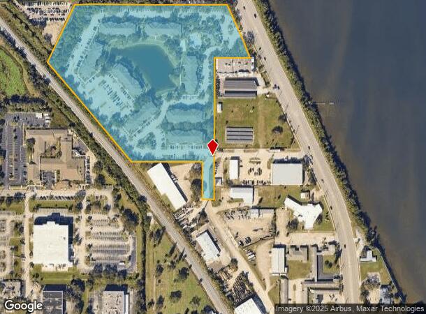  700 Carolin St, Melbourne, FL Parcel Map