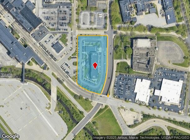  1307 E Market St, Akron, OH Parcel Map