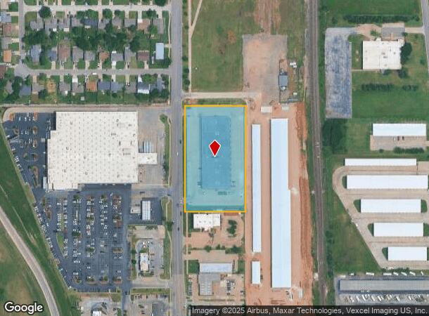  1700 S Broadway St, Moore, OK Parcel Map