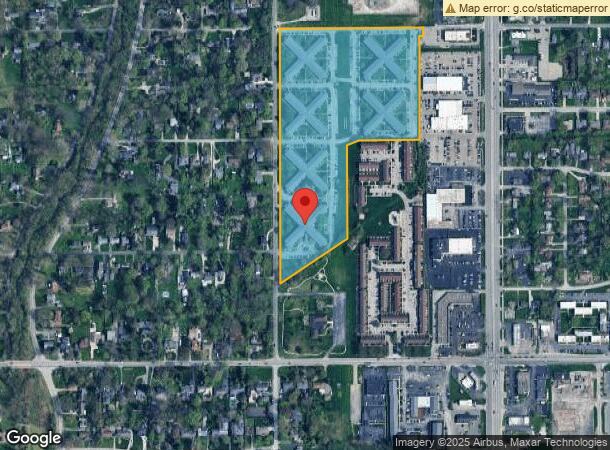  1123 N Edmondson Ave, Indianapolis, IN Parcel Map