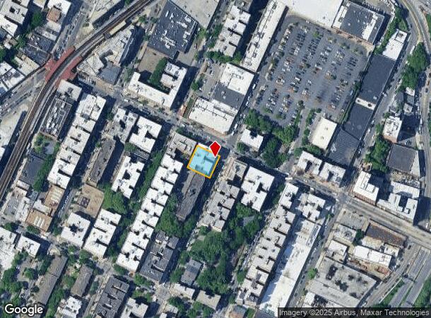  1717 Bryant Ave, Bronx, NY Parcel Map