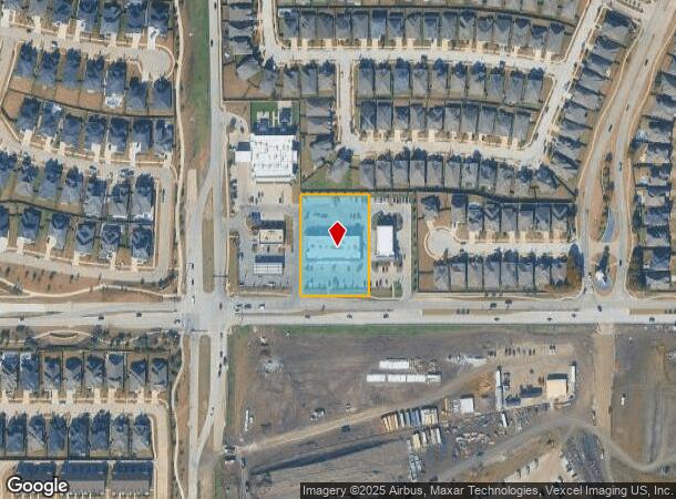  3620 W 1St St, Prosper, TX Parcel Map
