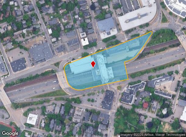 296 Washington St, Newton, MA Parcel Map