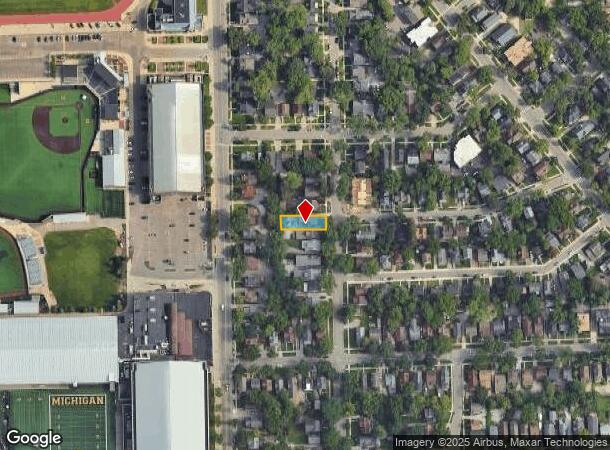 1220 White St, Ann Arbor, MI Parcel Map