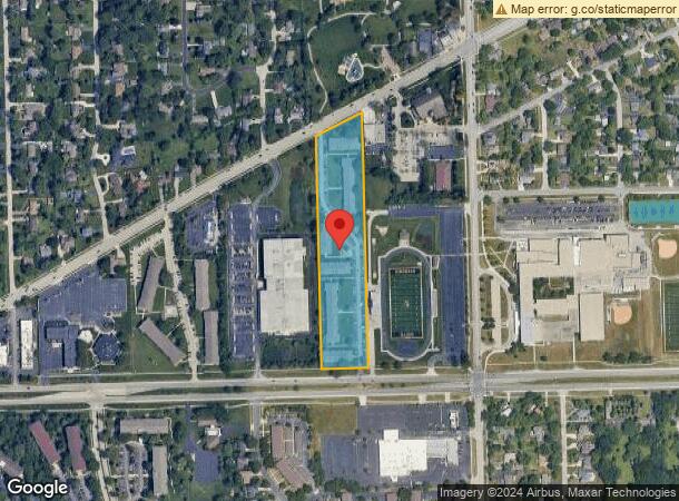  7307 Tennessee Dr, Willowbrook, IL Parcel Map