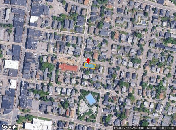  51 Cushing St, Waltham, MA Parcel Map
