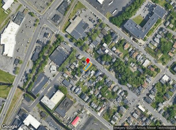  312 E Elm St, Scranton, PA Parcel Map