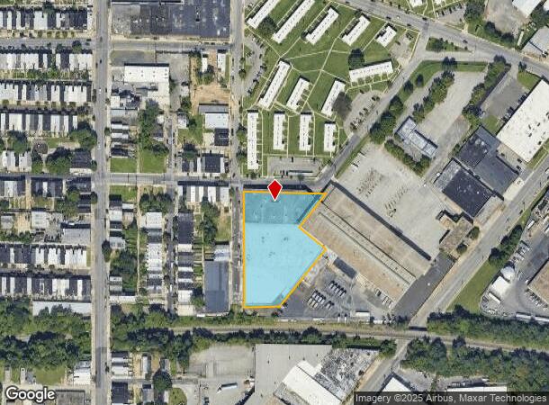 601 E 27Th St, Baltimore, MD Parcel Map
