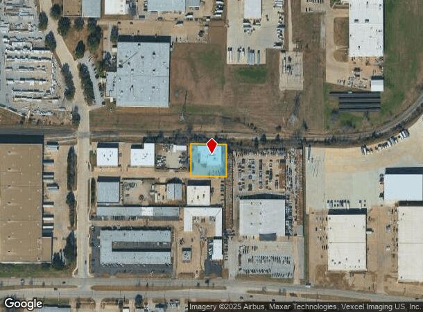 3215 Bishop Dr, Arlington, TX Parcel Map