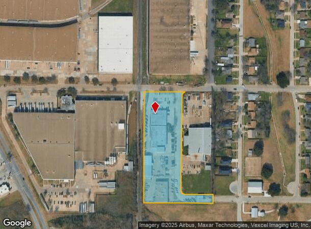 2425 Dillard St, Grand Prairie, TX Parcel Map