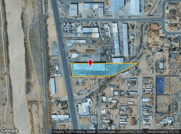  7262 Doniphan Dr, Canutillo, TX Parcel Map