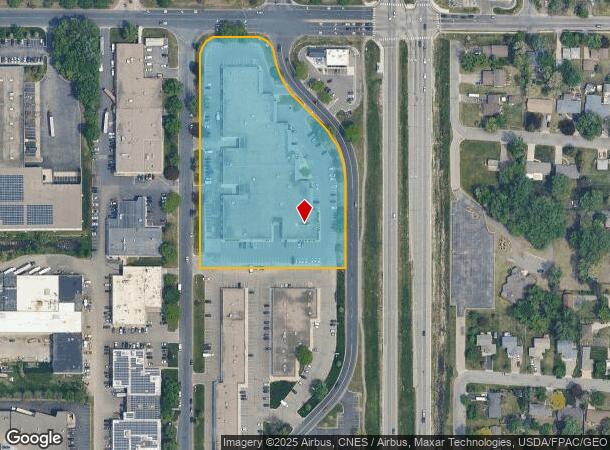 8000 University Ave Ne, Minneapolis, MN Parcel Map