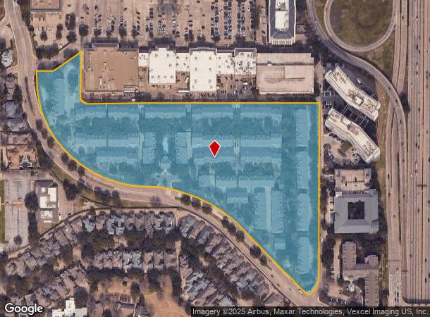 5445 Caruth Haven Ln, Dallas, TX Parcel Map