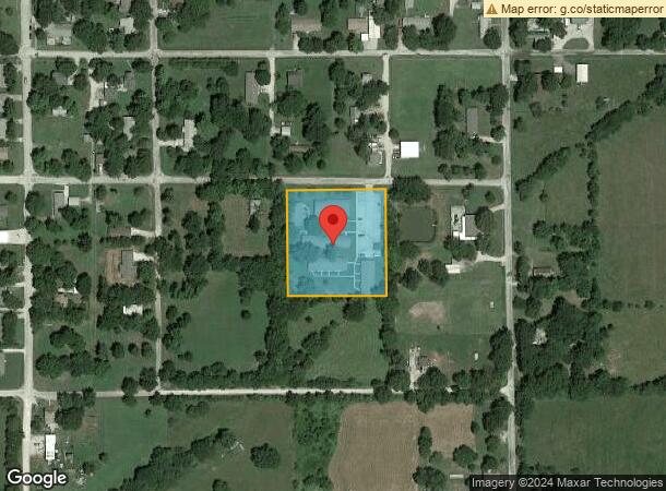  500 E Chellis St, Yates Center, KS Parcel Map