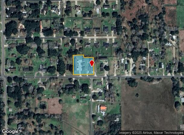 536 Franzen St, Winnie, TX Parcel Map