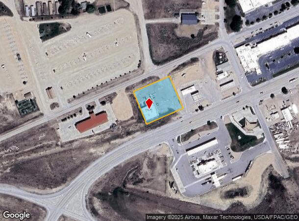 2351 W Spruce St, Rawlins, WY Parcel Map