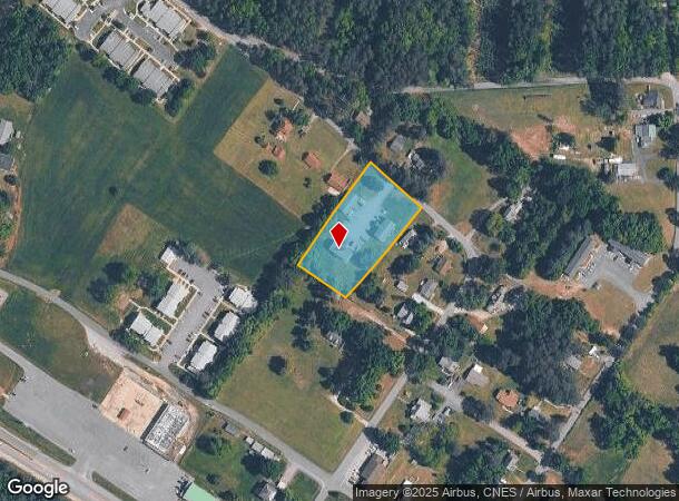  1551 W Maryland Ave, Crewe, VA Parcel Map