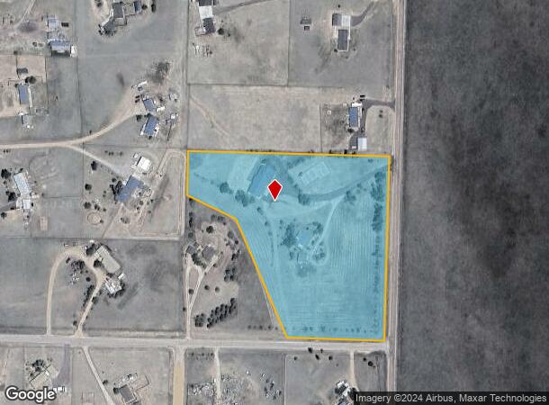  6160 Murr Rd, Peyton, CO Parcel Map