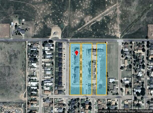  706 Oak Ave, Dumas, TX Parcel Map