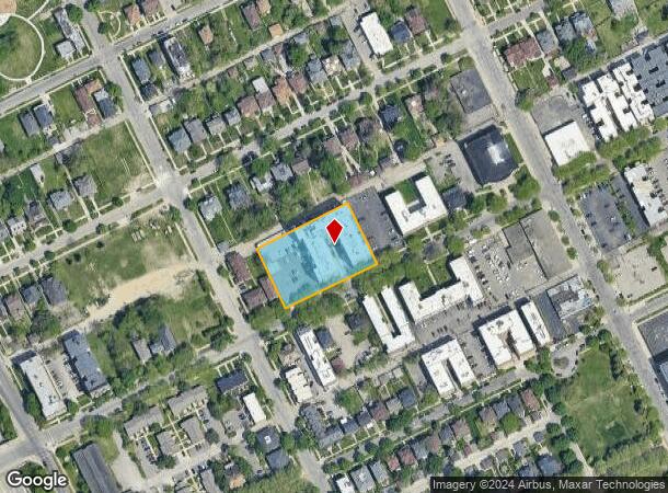  700 Seward St, Detroit, MI Parcel Map