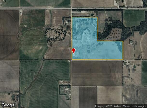 1308 S Spring Lake Rd, Halstead, KS Parcel Map