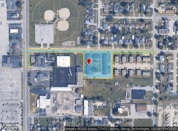  1745 Moore St, Fremont, OH Parcel Map