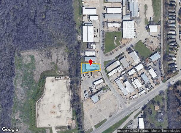 316 W Fork Dr, Arlington, TX Parcel Map