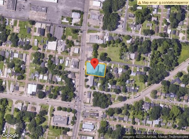  1416 Moss St, Lafayette, LA Parcel Map