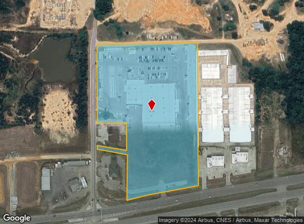  6393 U S Highway 98, Hattiesburg, MS Parcel Map