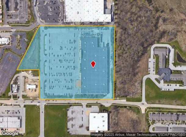  9615 Diamond Centre Dr, Mentor, OH Parcel Map