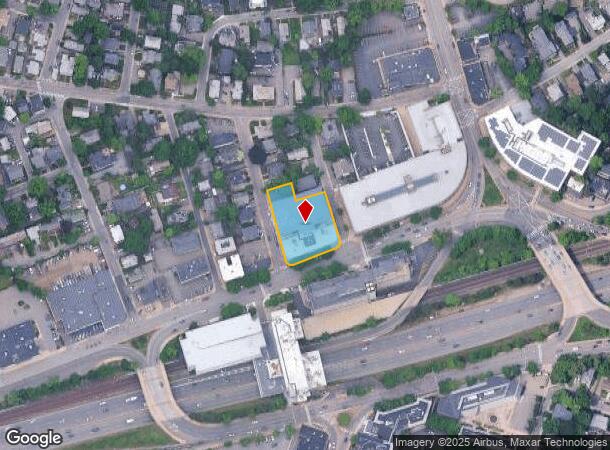  303 Washington St, Newton, MA Parcel Map