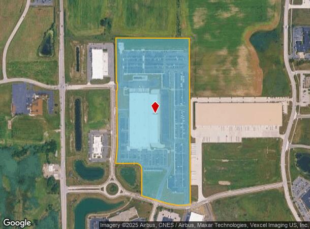 9751 E Massachusetts St, Crown Point, IN Parcel Map