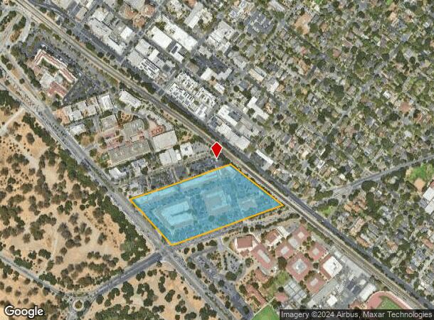  855 El Camino Real, Palo Alto, CA Parcel Map