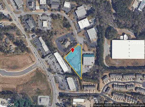  5935 Gateway Dr, Alpharetta, GA Parcel Map