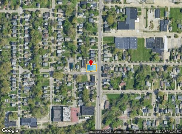  870 Brown St, Akron, OH Parcel Map