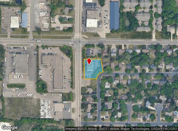 7671 Central Ave Ne, Minneapolis, MN Parcel Map