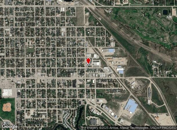  1209 9Th St Se, Jamestown, ND Parcel Map