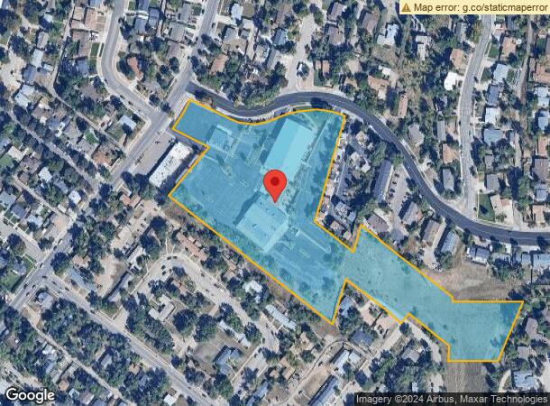  505 Castle Rd, Colorado Springs, CO Parcel Map