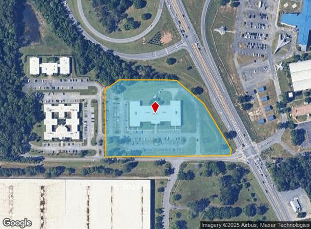  100 Park Place Dr, Warner Robins, GA Parcel Map